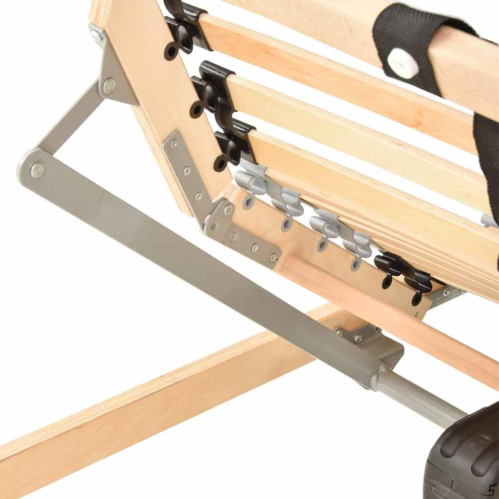 Lamelbund Brun 70 x 190 cm Solid bøg