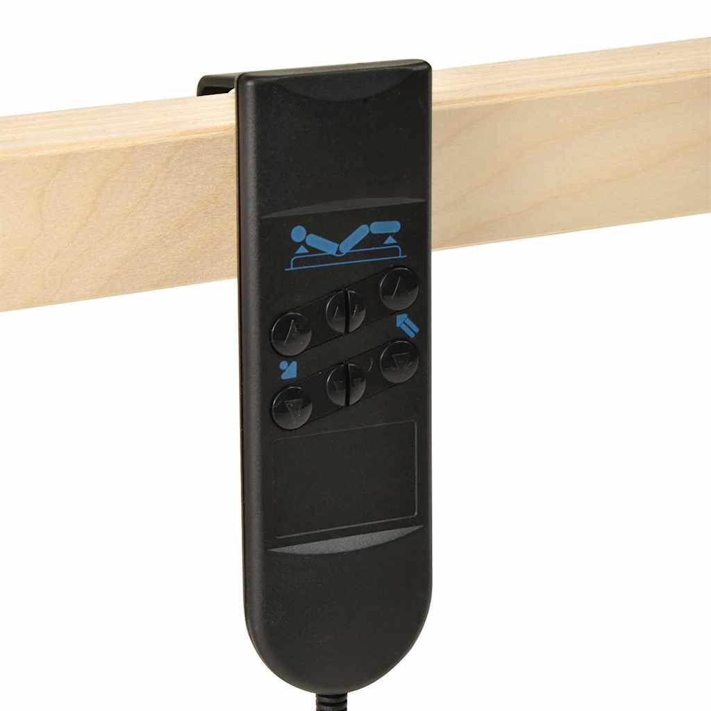 Lamelbund Brun 90 x 190 cm Solid bøg