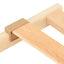 Lamelbund Brun 70 x 190 cm Solid bøg
