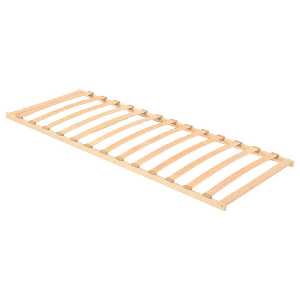 Lamelbund Brun 80 x 190 cm Solid bøg