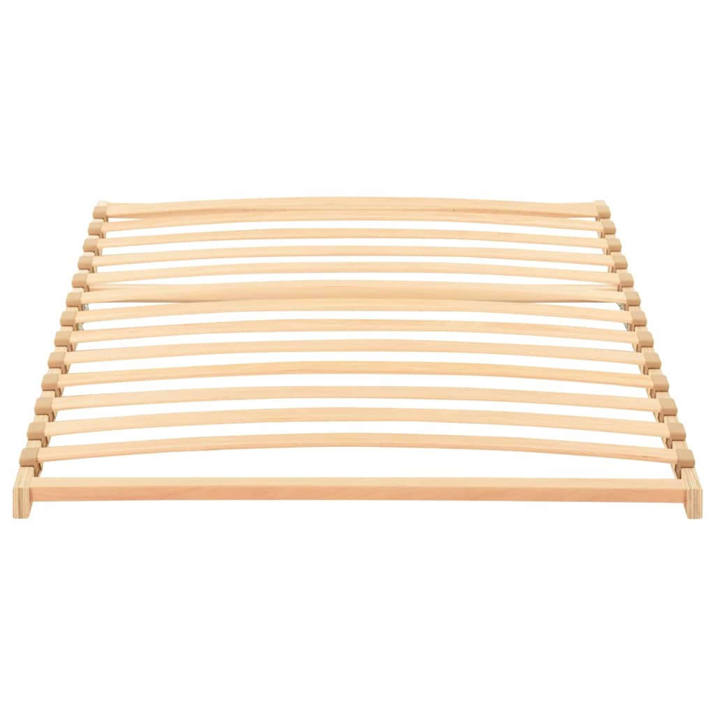 Lamelbund Brun 90 x 190 cm Solid bøg