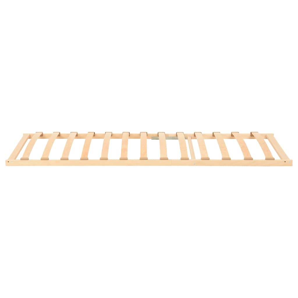 Lamelbund Brun 90 x 190 cm Solid bøg