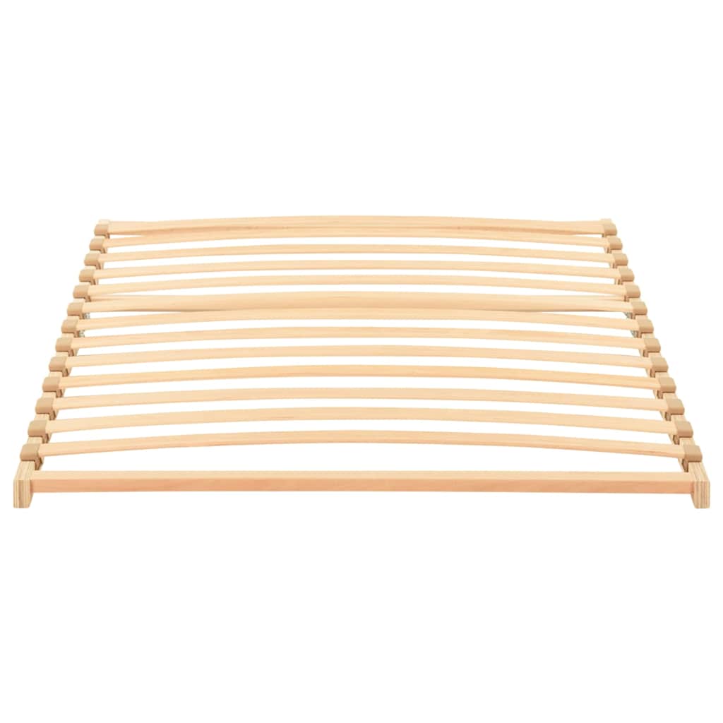 Lamelbund Brun 100 x 190 cm Solid bøg