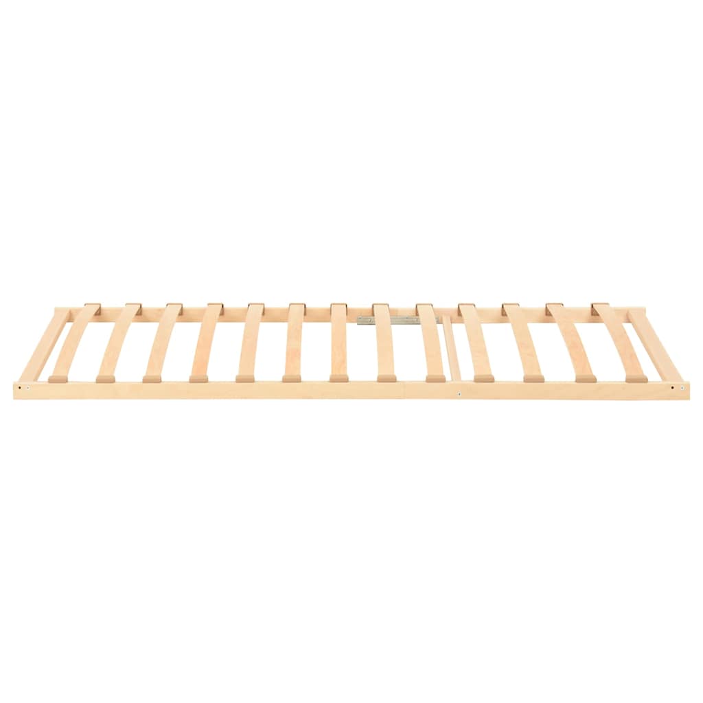 Lamelbund Brun 100 x 190 cm Solid bøg