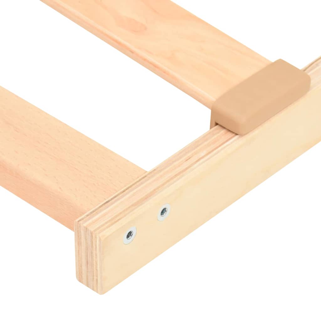 Lamelbund Brun 120 x 190 cm Solid bøg