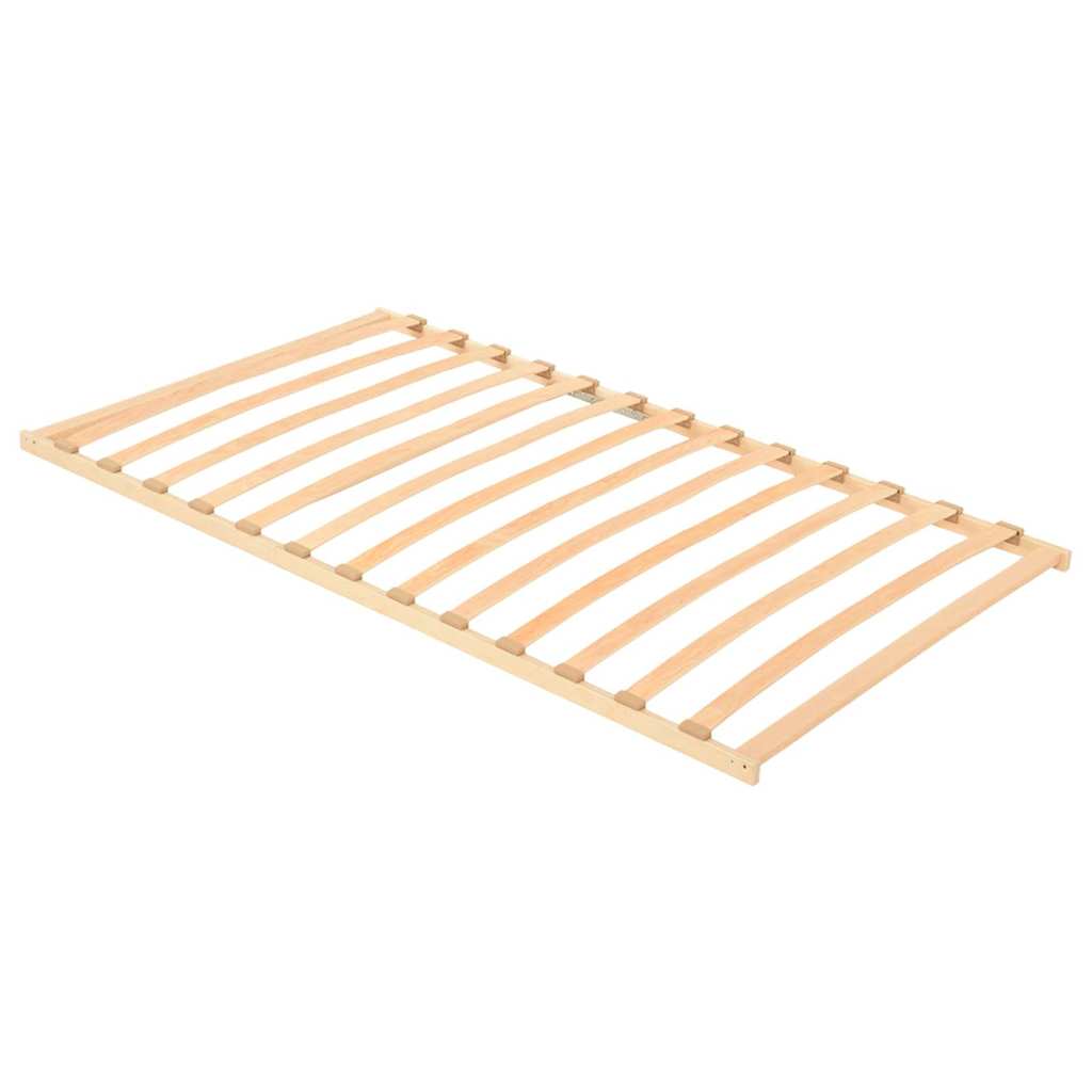 Lamelbund Brun 120 x 190 cm Solid bøg