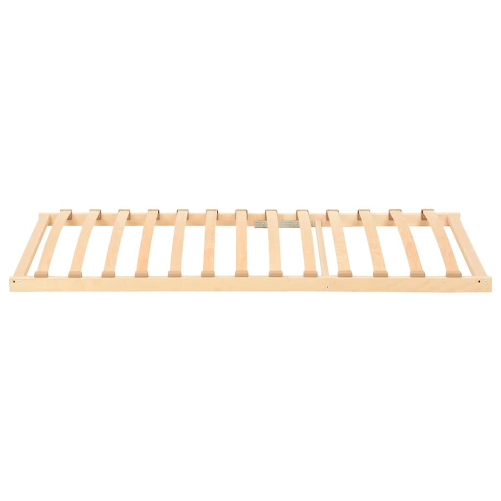 Lamelbund Brun 120 x 190 cm Solid bøg