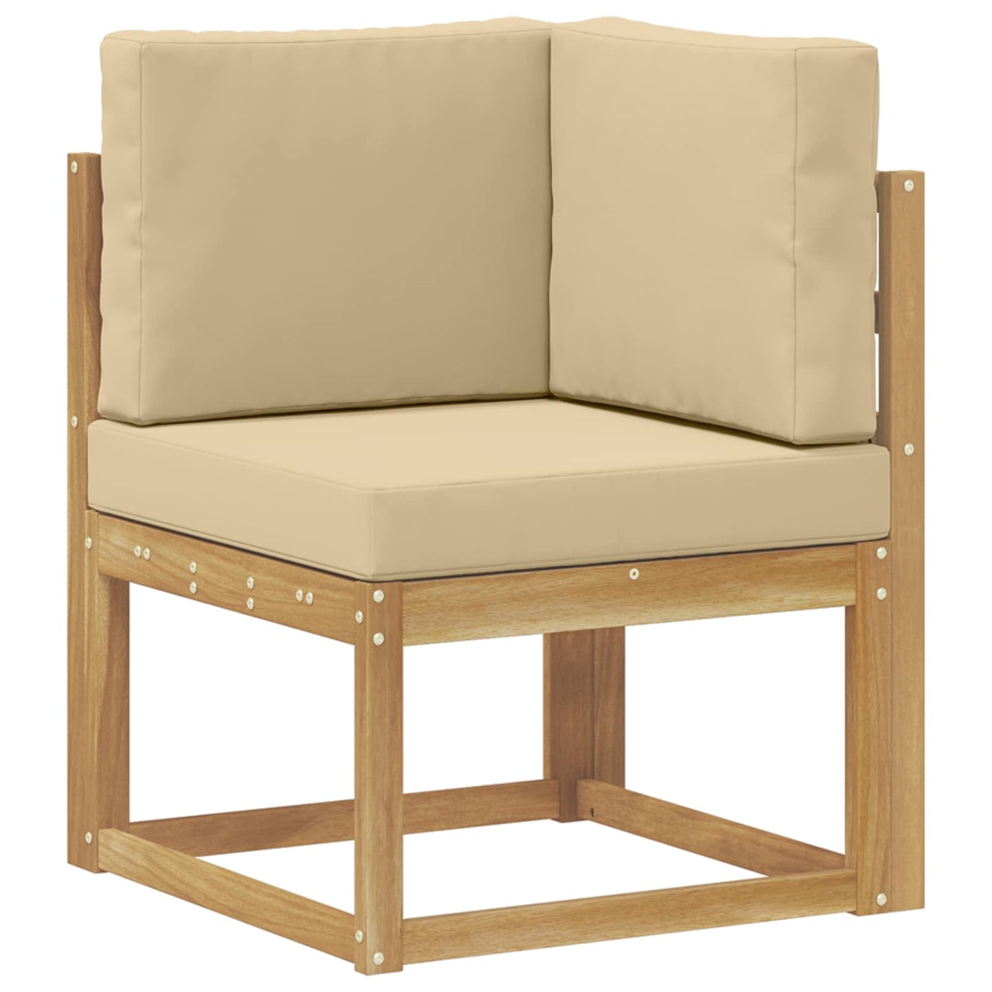 Udendørs sofagruppe 8 stk. Hvid og Beige