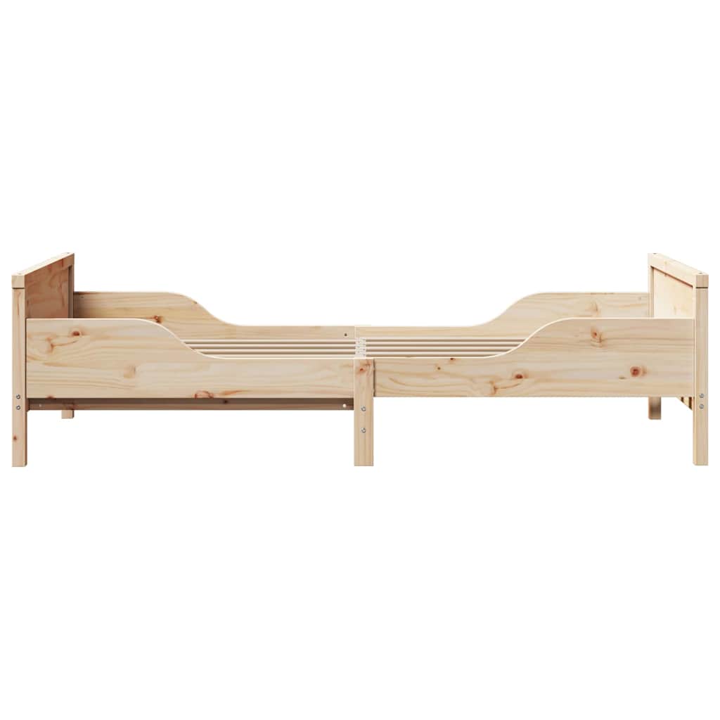 Sengestel med hovedgærde Brun 80 x 200 cm Konstrueret træ