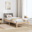 Sengestel Brun og taupe 80 x 200 cm Massivt fyrretræ
