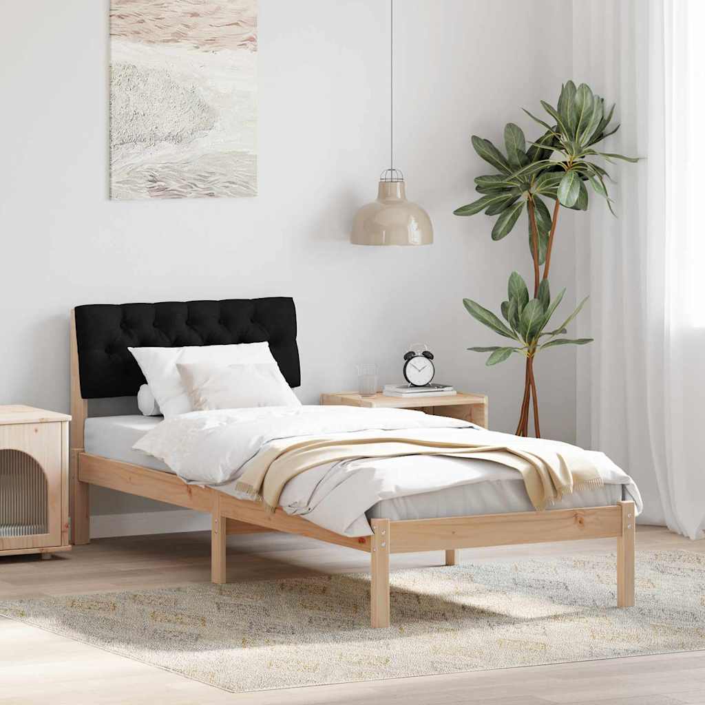 Sengestel Brun og sort 80 x 200 cm Massivt fyrretræ