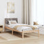 Sengestel Brun og taupe 80 x 200 cm Massivt fyrretræ