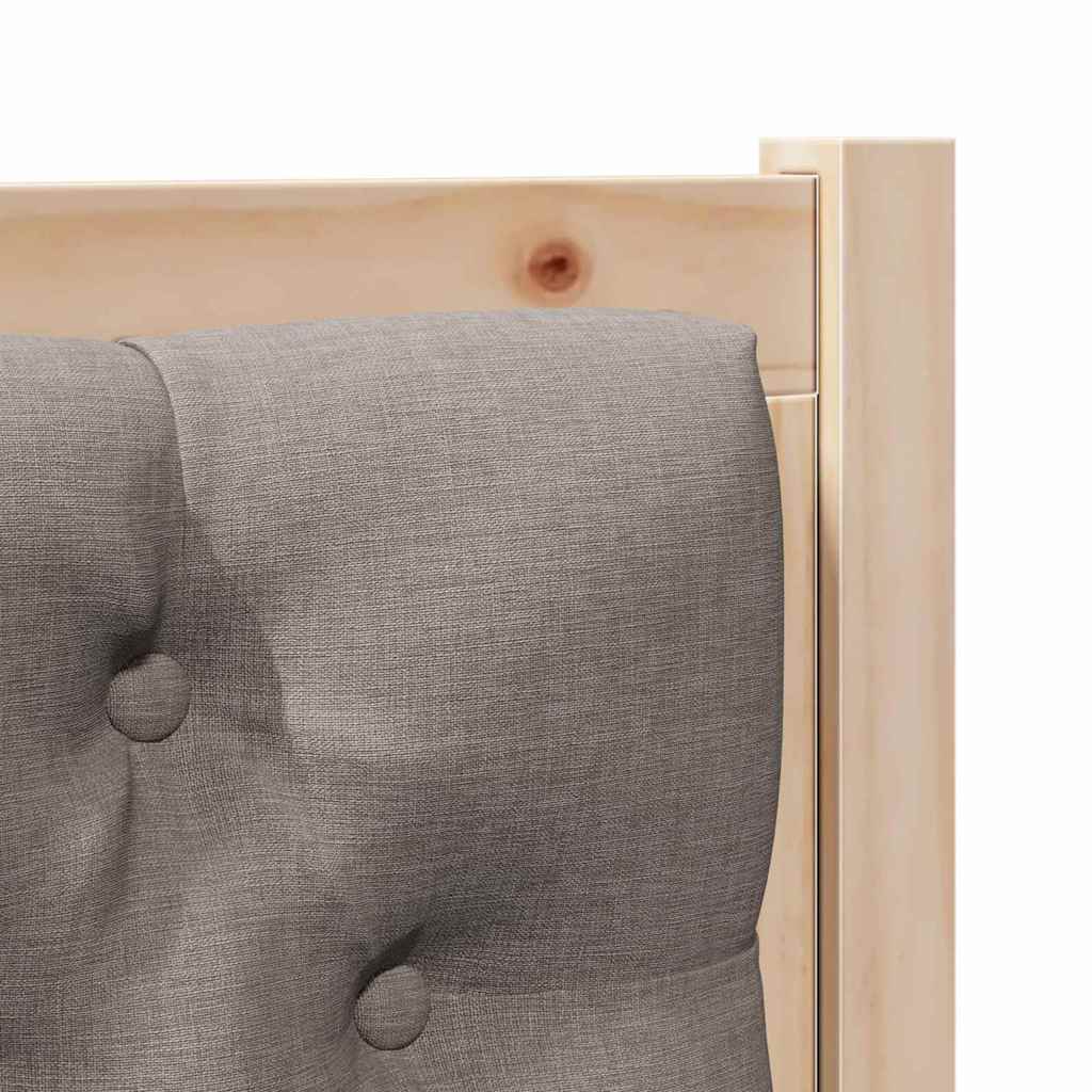 Hovedgærde Andet Brun og taupe 100 cm Massivt fyrretræ