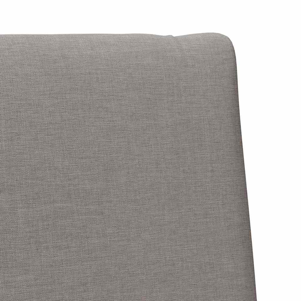 Polstret sengegavl Gråbrun 90 cm Massiv fyrretræ