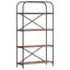 Bogreol 4 niveauer 80 x 30 x 146 cm Konstrueret træ Gammelt træ