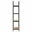 Bogreol 4 niveauer 60 x 30 x 146 cm Konstrueret træ Sonoma eg