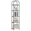 Bogreol 5 niveauer 40 x 30 x 183 cm Konstrueret træ Sonoma eg