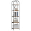 Bogreol 5 niveauer 40 x 30 x 183 cm Konstrueret træ Gammelt træ