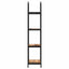 Bogreol 4 niveauer 40 x 30 x 146 cm Konstrueret træ Gammelt træ