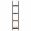 Bogreol 4 niveauer 40 x 30 x 146 cm Konstrueret træ