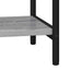 Bogreol 4 niveauer 60 x 30 x 146 cm Konstrueret træ Grå Sonoma
