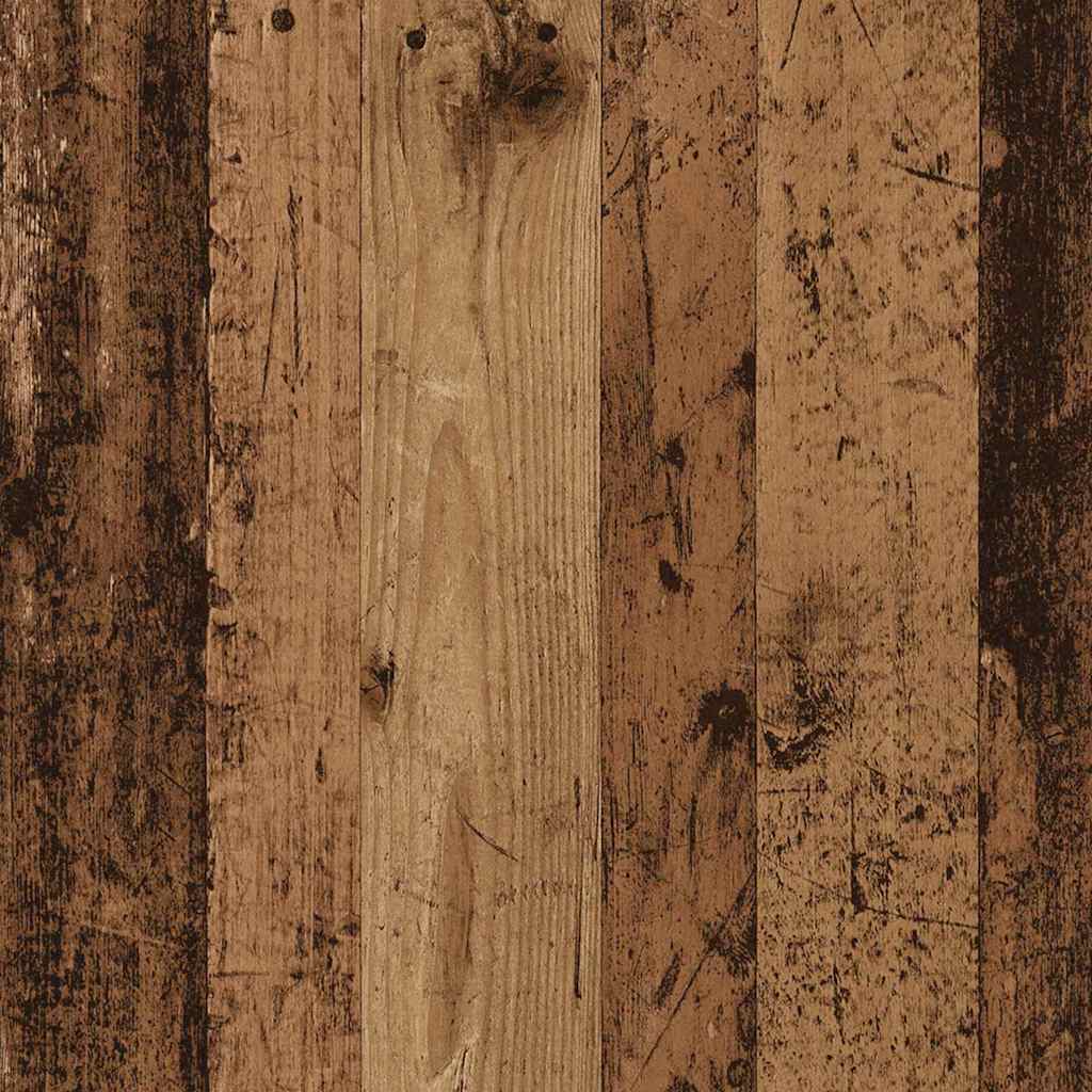 Bogreol 4 niveauer 60 x 30 x 146 cm Konstrueret træ Gammelt træ