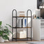 Bogreol 3 niveauer 60 x 30 x 109 cm Konstrueret træ Røget eg
