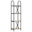 Bogreol 4 niveauer 40 x 30 x 146 cm Konstrueret træ Sonoma eg