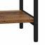 Bogreol 4 niveauer 40 x 30 x 146 cm Konstrueret træ Gammelt træ