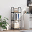 Bogreol 3 niveauer 40 x 30 x 109 cm Konstrueret træ Sonoma eg