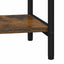 Bogreol 3 niveauer 40 x 30 x 109 cm Konstrueret træ Røget eg