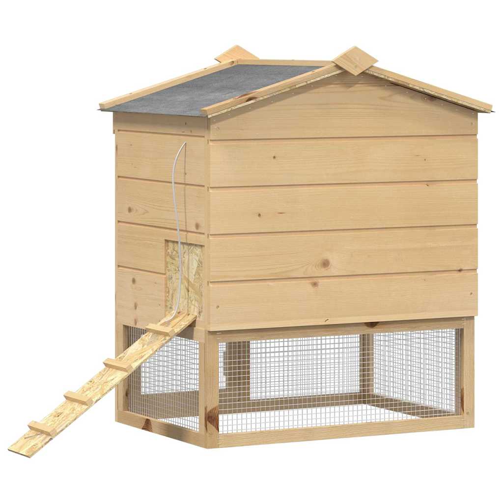 Kyllingehus Brun 75 x 60 x 89 cm Massivt fyrretræ