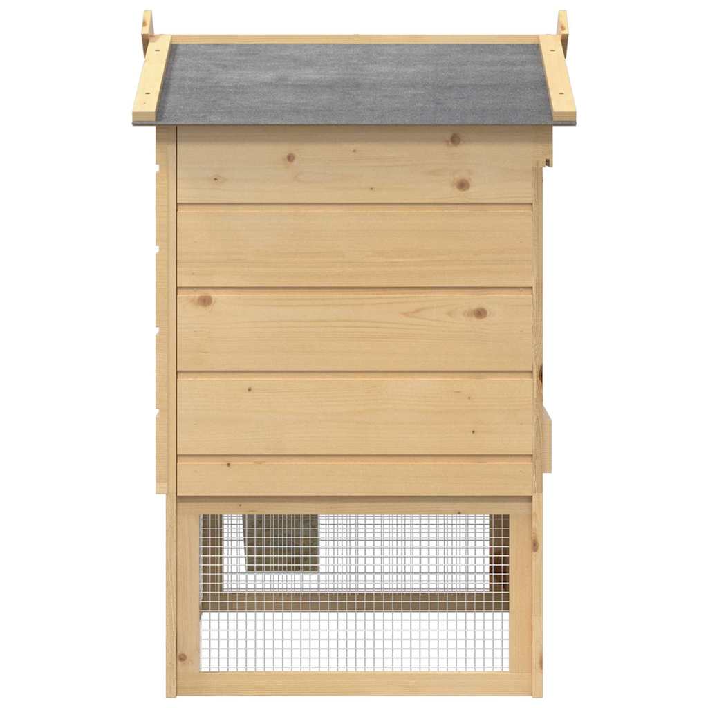 Kyllingehus Brun 75 x 60 x 89 cm Massivt fyrretræ