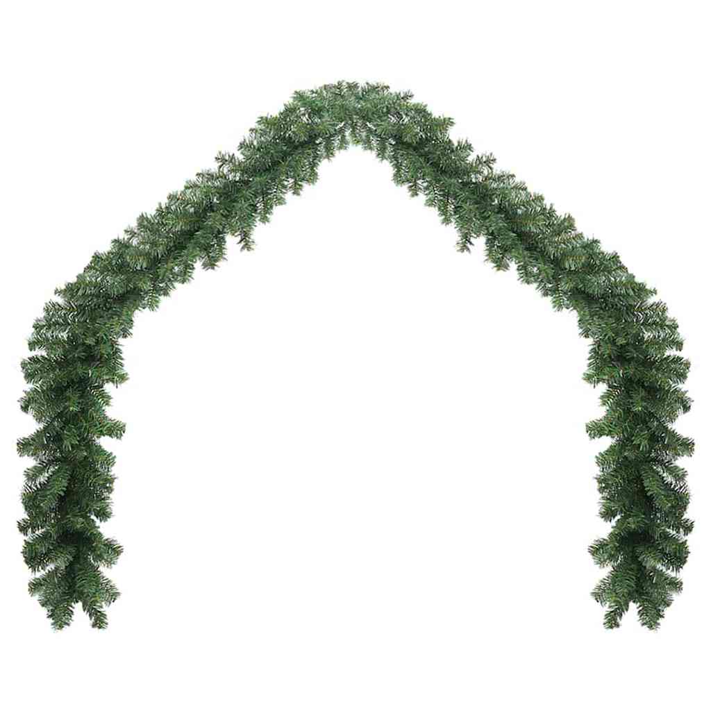 Julekrans 2 stk. Grøn 20 m PVC