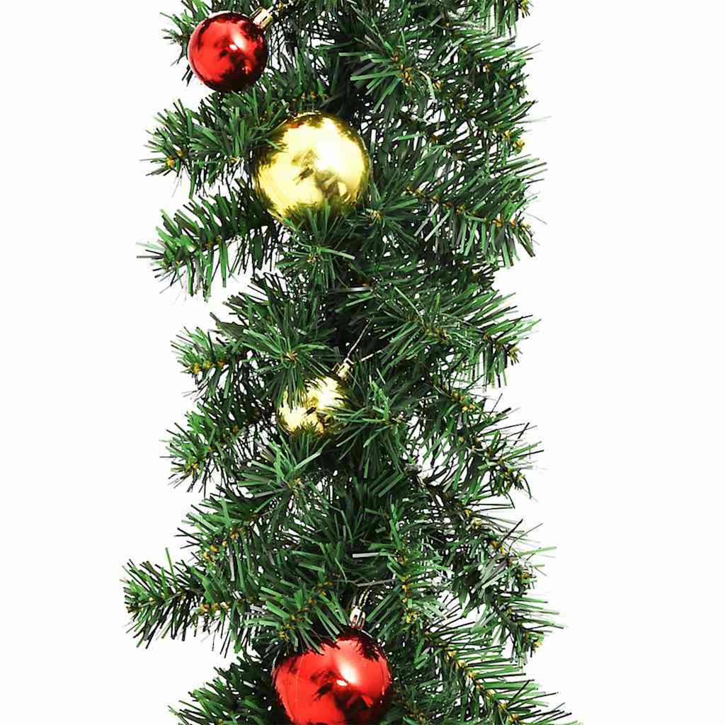 Julekrans 2 stk. 600 LED'er Grøn 20 m PVC