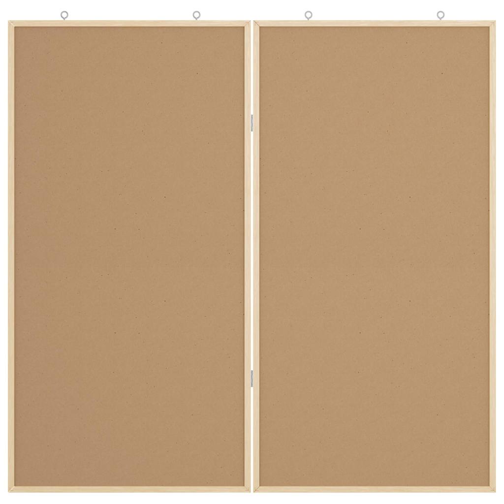 Bulletin Tavle 100 x 100 x 1,4 cm Massivt fyrretræ Hvid