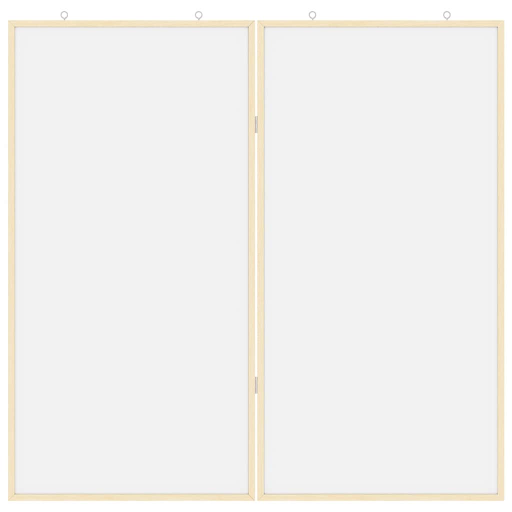 Bulletin Tavle 100 x 100 x 1,4 cm Massivt fyrretræ Hvid