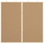 Bulletin Tavle 80 x 80 x 1.4 cm Massivt fyrretræ Sort