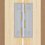 Bulletin Tavle 80 x 80 x 1.4 cm Massivt fyrretræ Brun