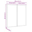 Bulletin Tavle 80 x 80 x 1.4 cm Massivt fyrretræ Brun