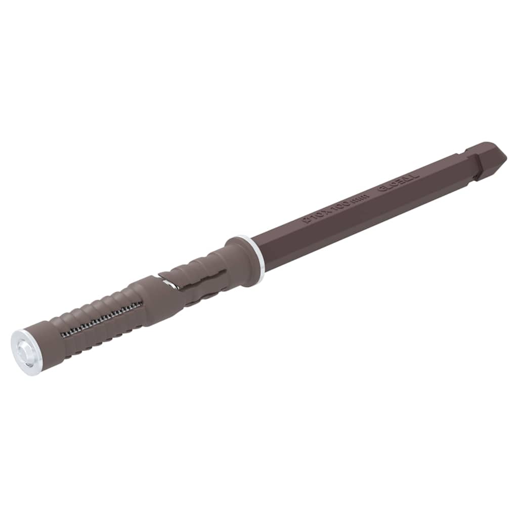 Flydende hyldebeslag 12 Beige Ø10 x 170 mm Stål