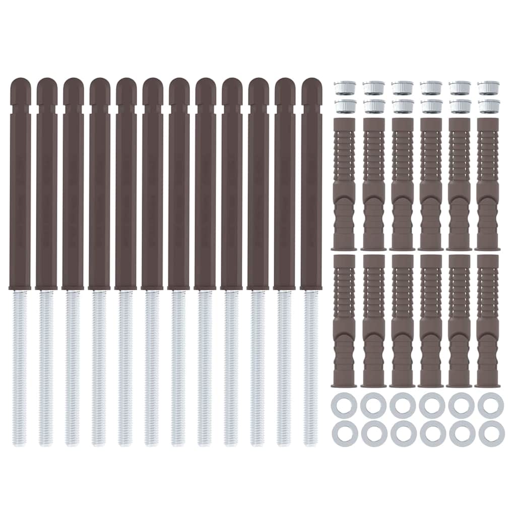 Flydende hyldebeslag 12 Beige Ø10 x 170 mm Stål