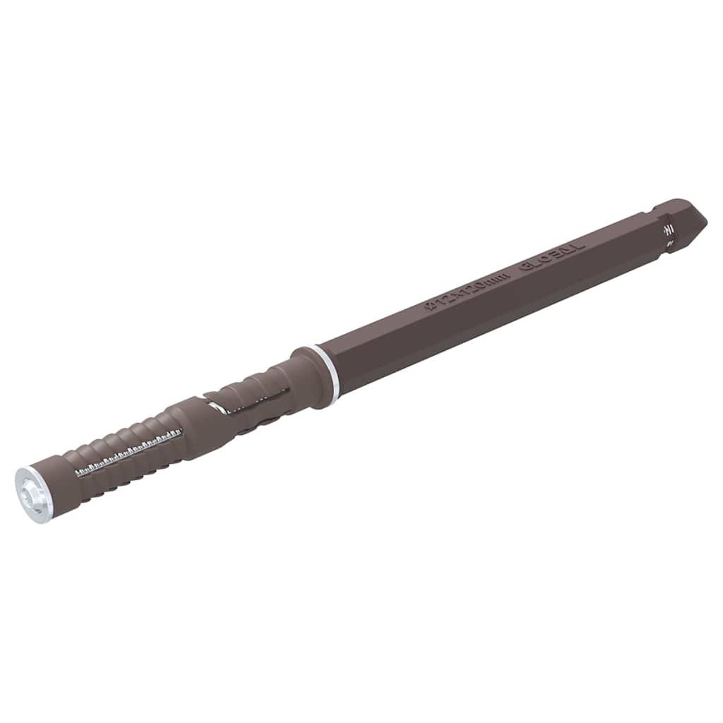 Flydende hyldebeslag 12 Beige Ø12 x 190 mm Stål