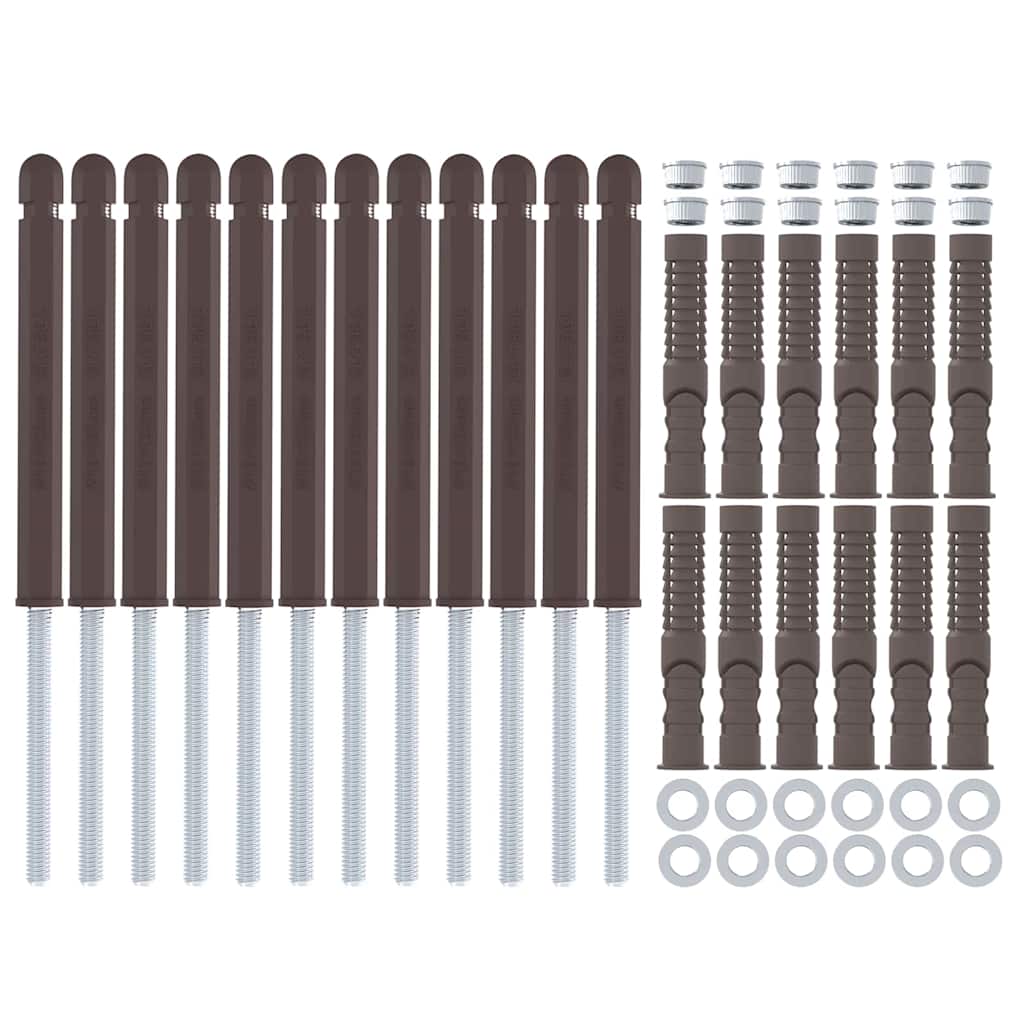 Flydende hyldebeslag 12 Beige Ø12 x 190 mm Stål