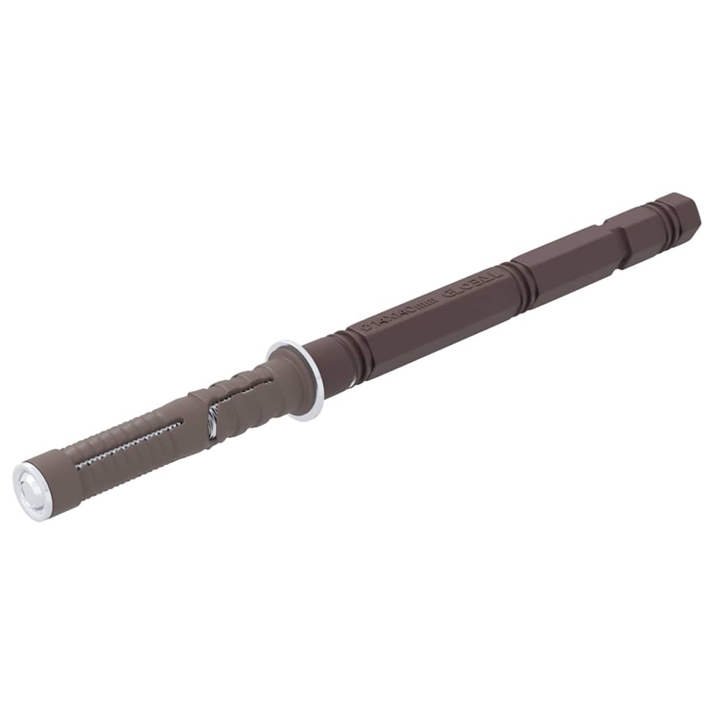 Flydende hyldebeslag 12 Beige Ø14 x 210 mm Stål
