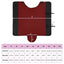 Hestetæppe Bordeaux og Sort 75 cm Polyester