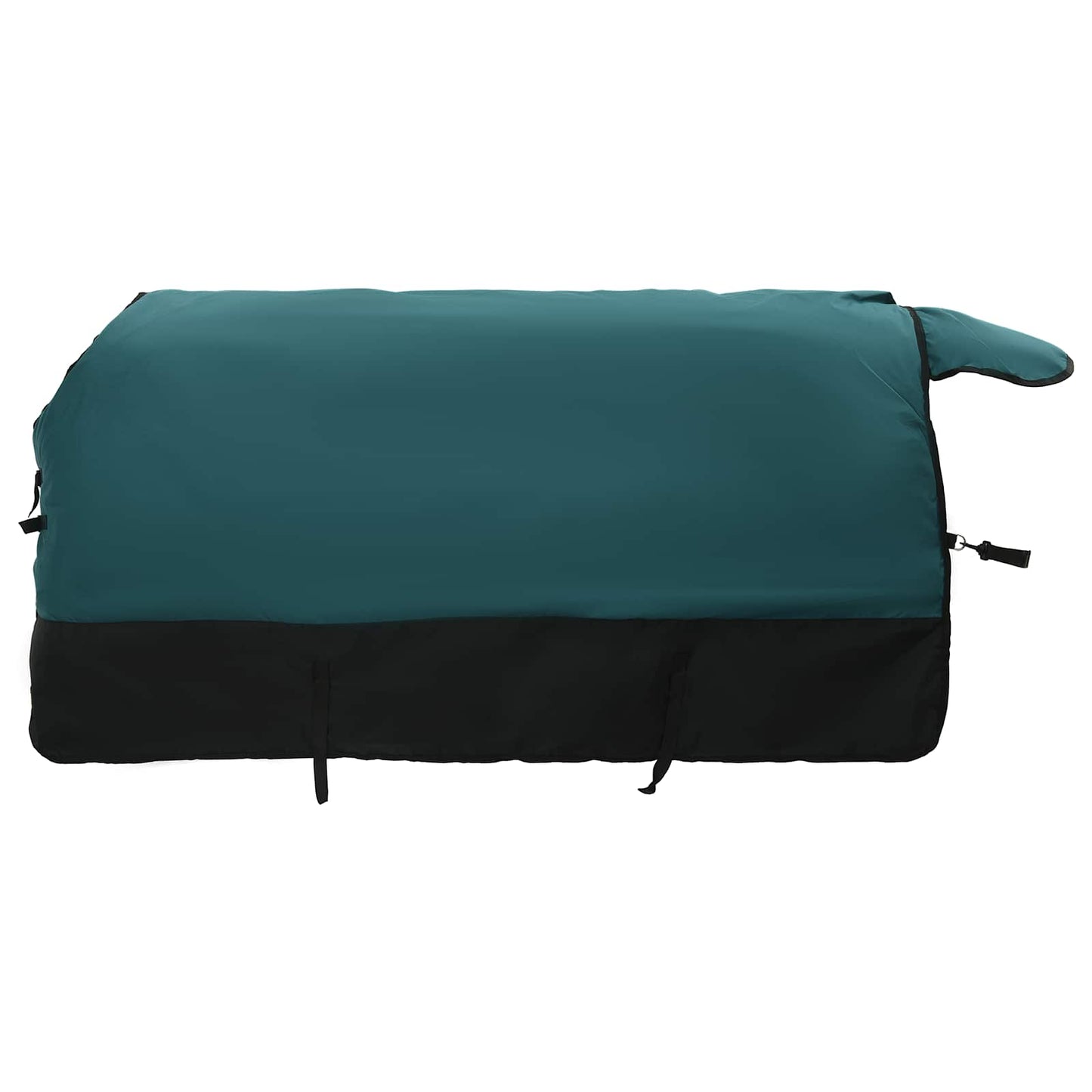 Hestetæppe Mørk Grøn og Sort 105 cm Polyester