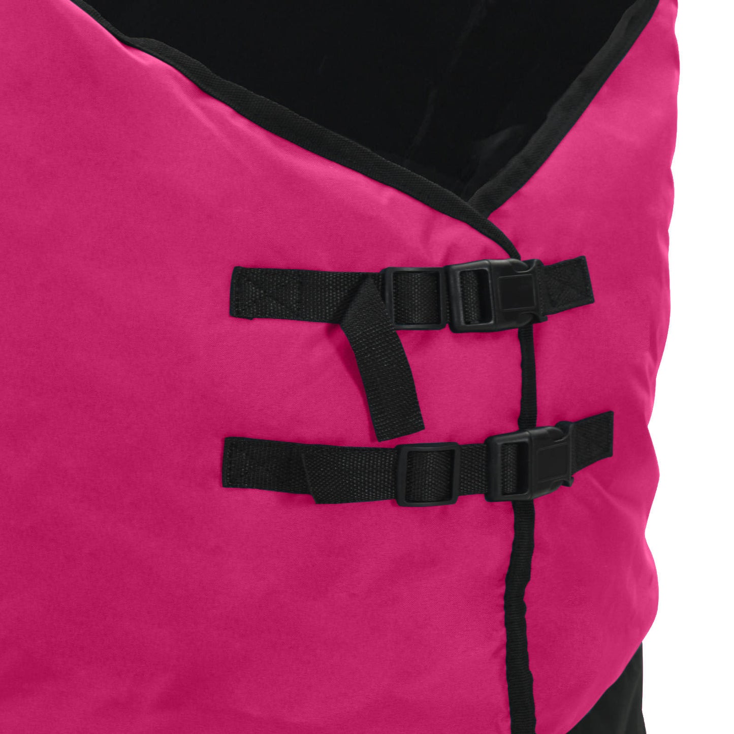 Hestetæppe Pink og Sort 105 cm Polyester