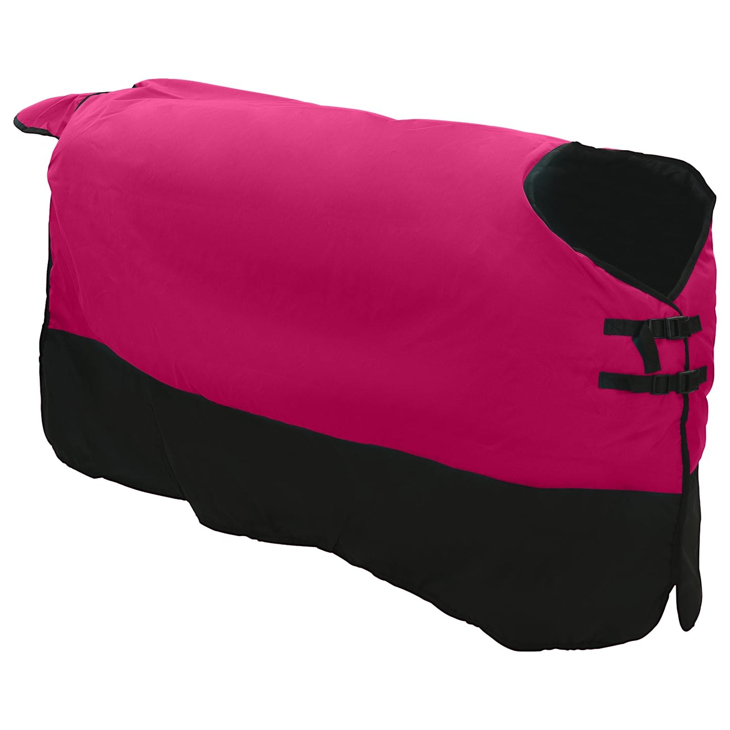 Hestetæppe Pink og Sort 125 cm Polyester