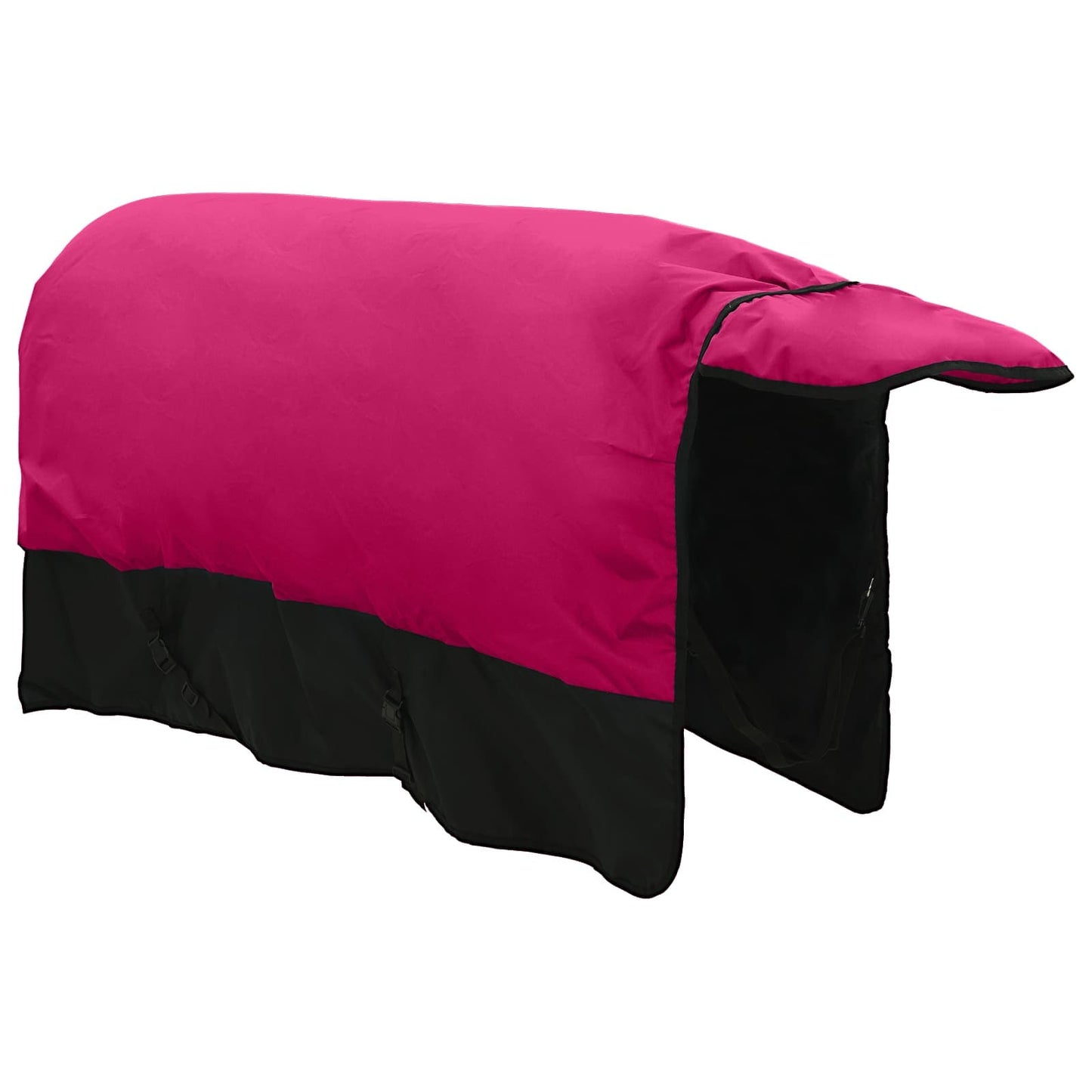 Hestetæppe Pink og Sort 125 cm Polyester